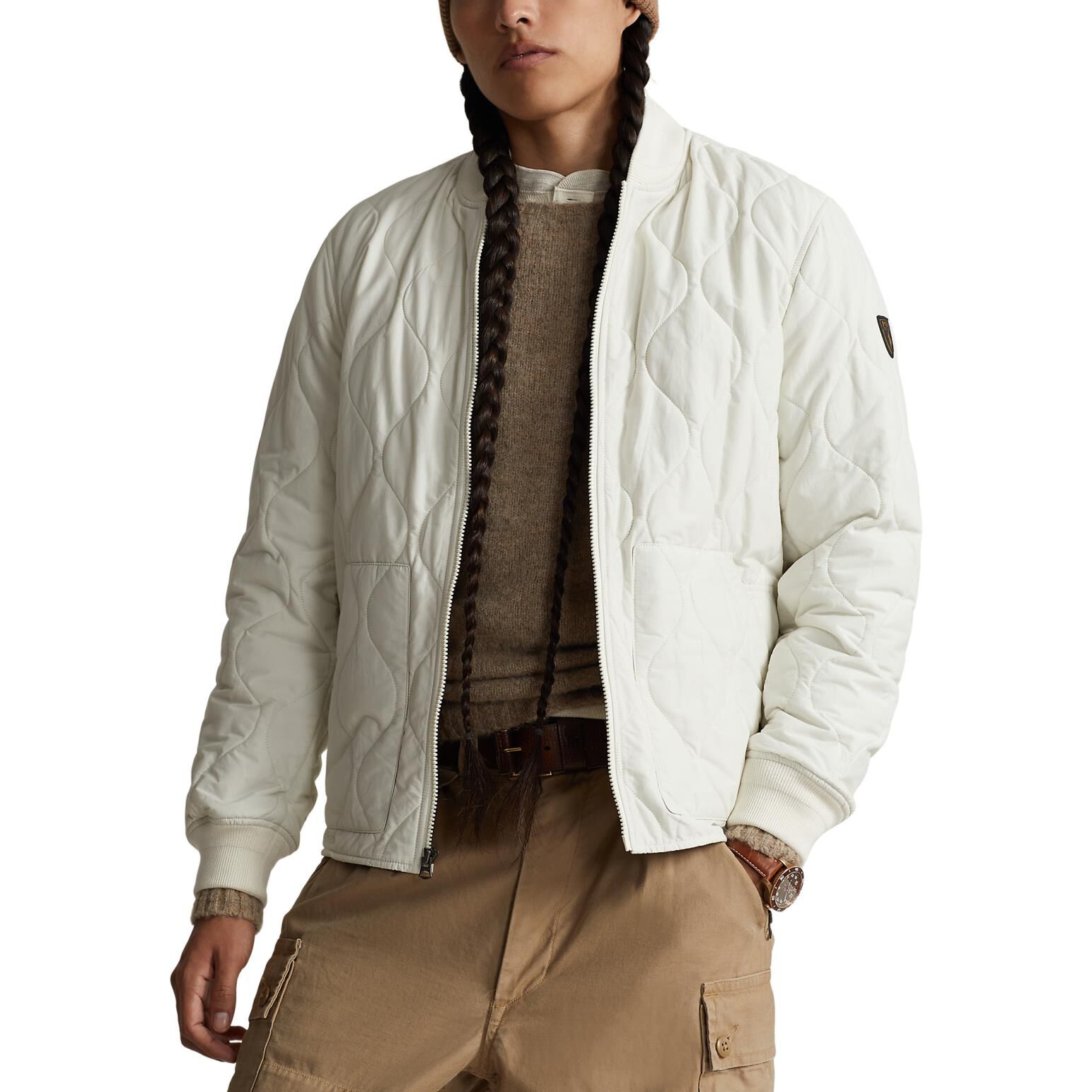 Ralph lauren quilted bomber jacket 2025